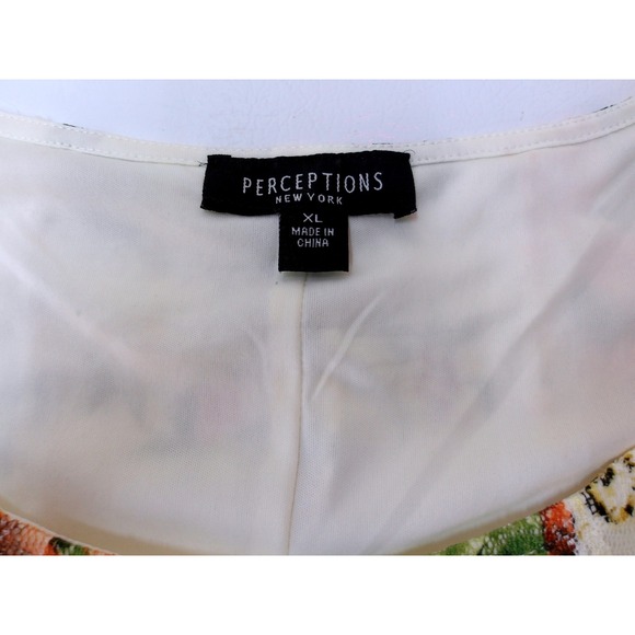 Perceptions‎ New York Women's XL Dress Floral Print Sleeveless /#8023 - Picture 5 of 5